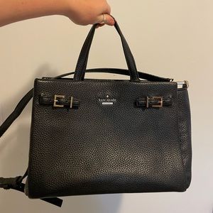 Black kate spade satchel/purse